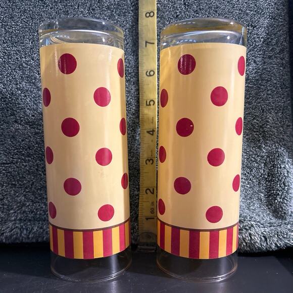 Pair of Gail Pittman Tom Collins Glasses Vintage Barware - Picture 5 of 7